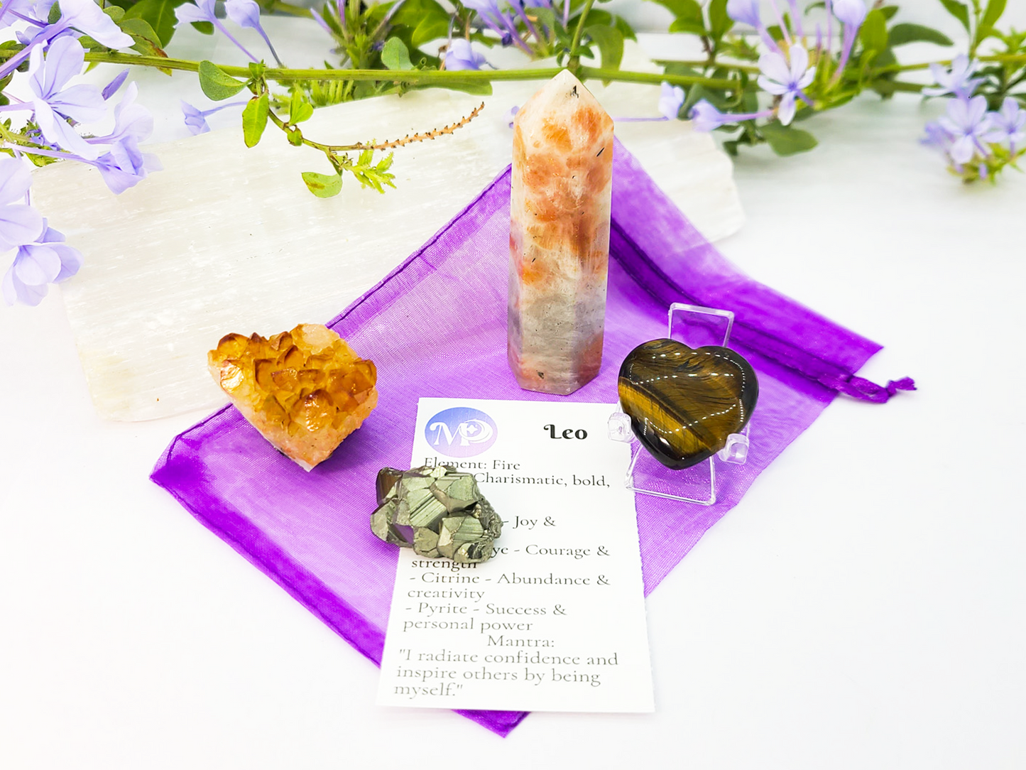 Leo Zodiac Crystal Set