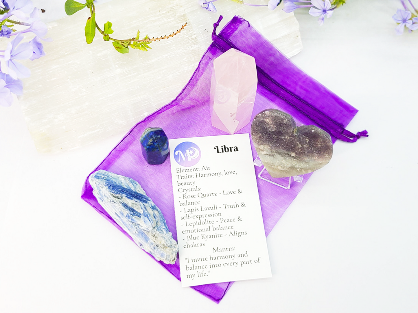 Libra Zodiac Crystal Set
