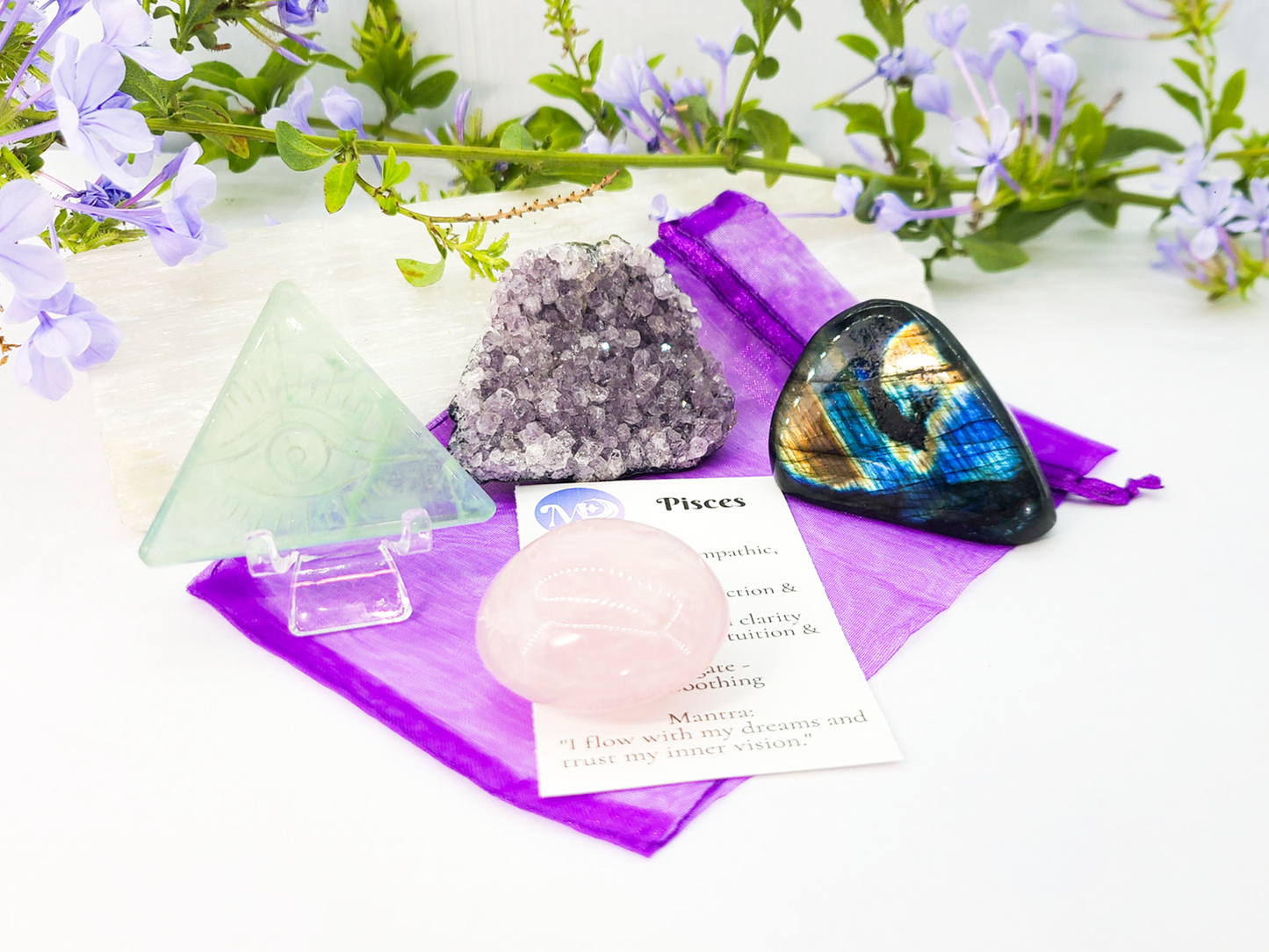 Pisces Zodiac Crystal Set