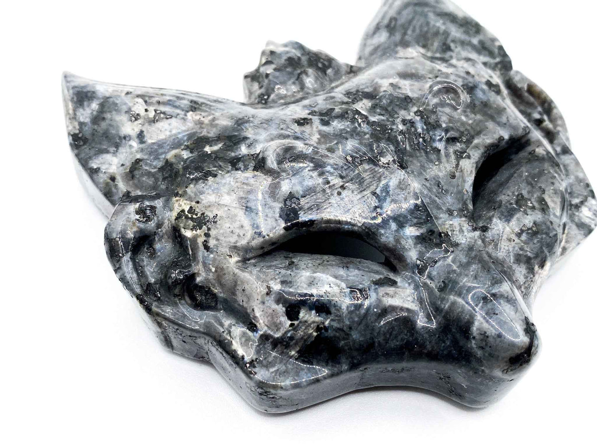 Que Sera Fox Mask Crystal Carving