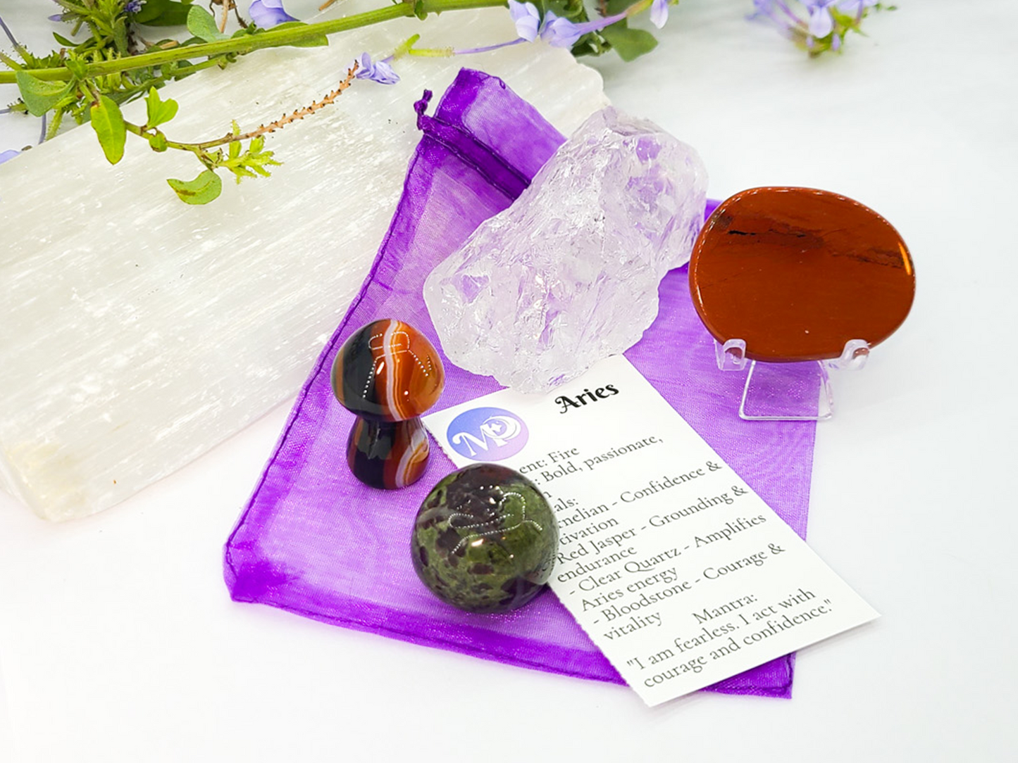 Aries Zodiac Crystal Set