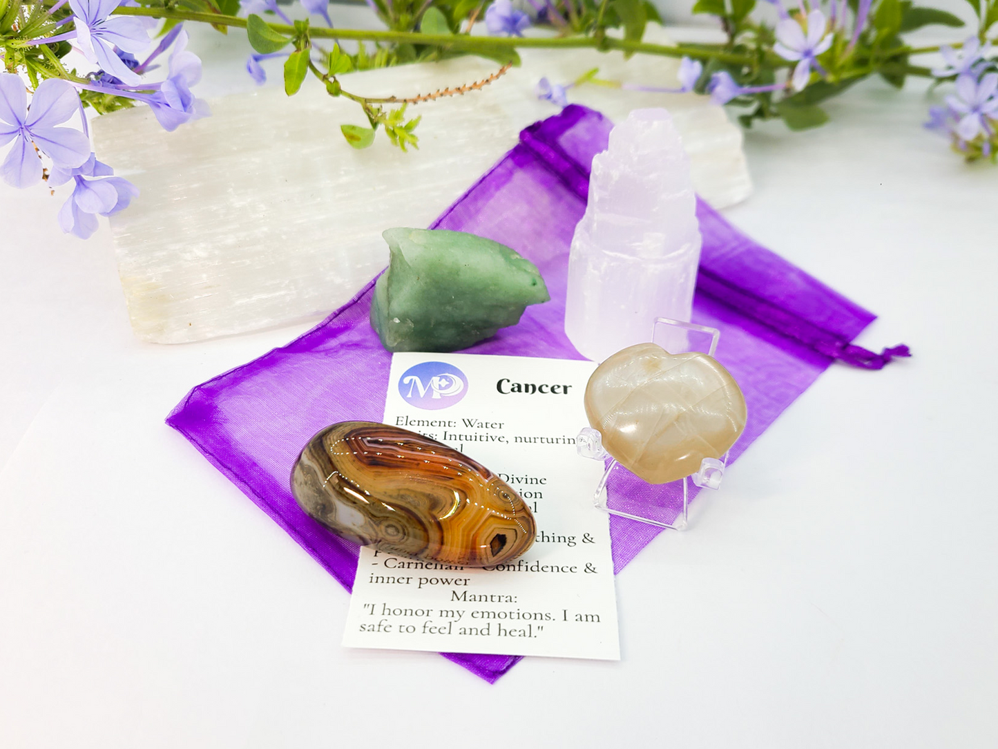 Cancer Zodiac Crystal Set