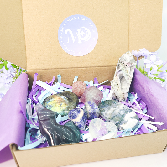 Crystal Mystery Box | Gemstone Mystery Box | Surprise Mix of Crystals and Carvings