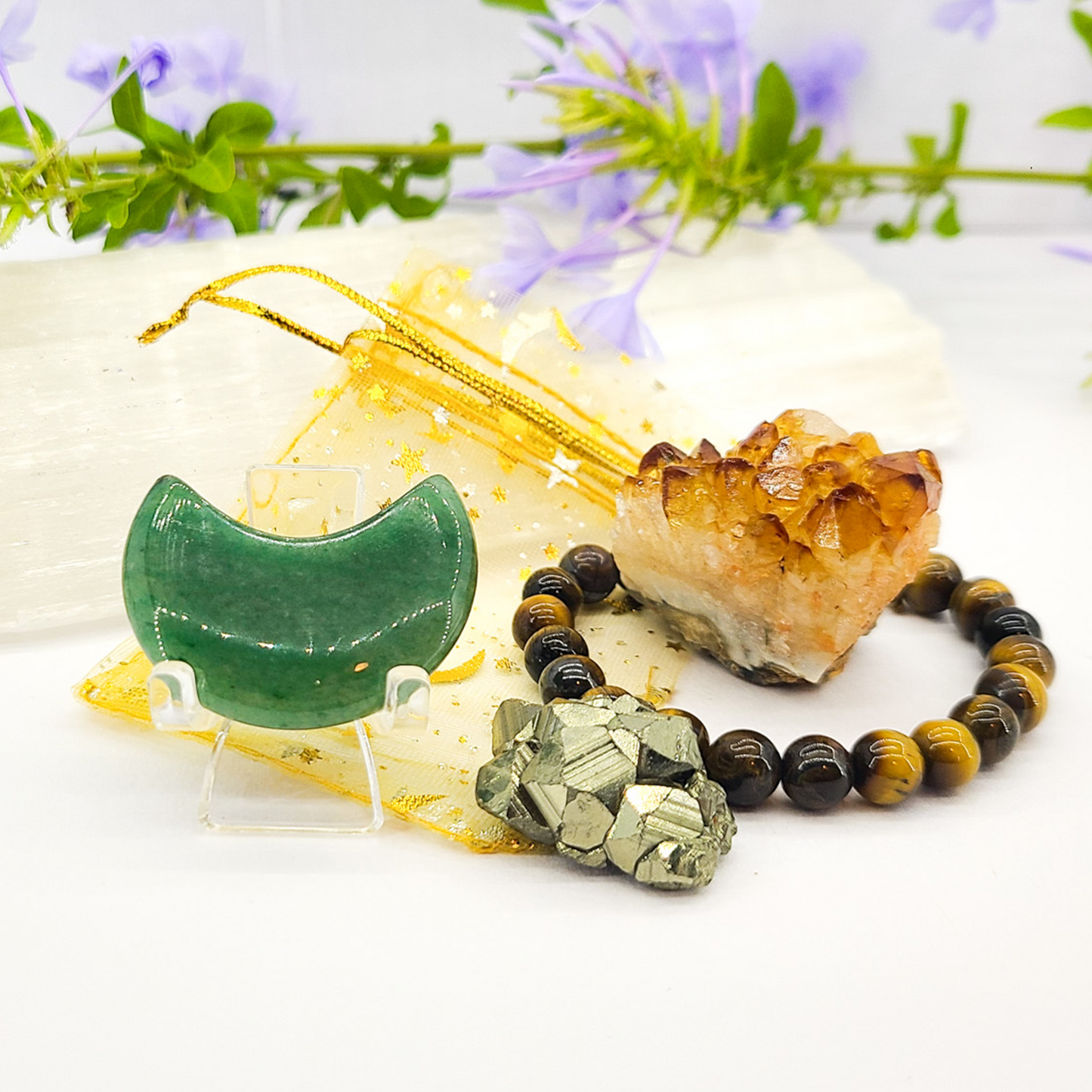 Lucky Girl Energy Pouch | Crystals for Luck and Abundance