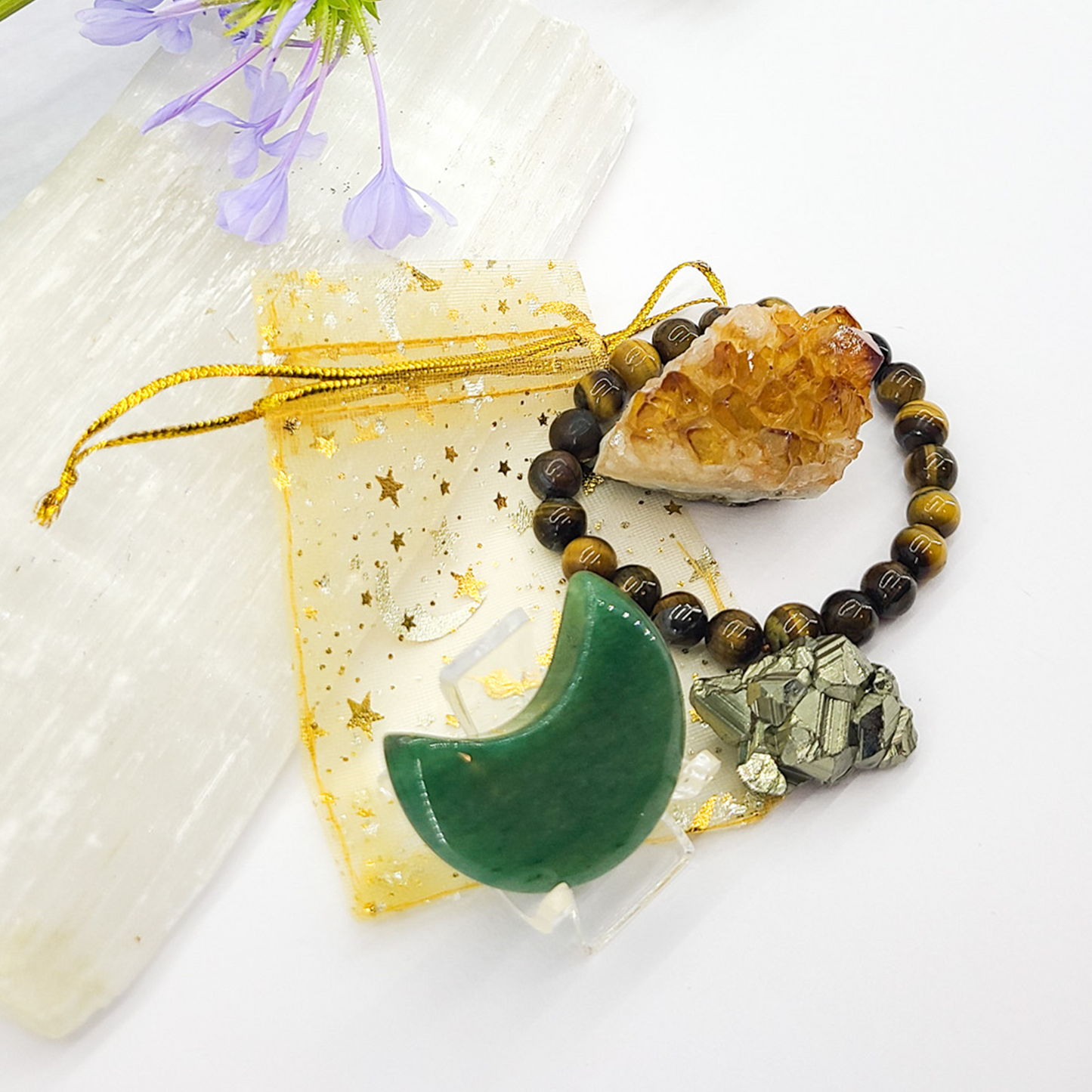 Lucky Girl Energy Pouch | Crystals for Luck and Abundance