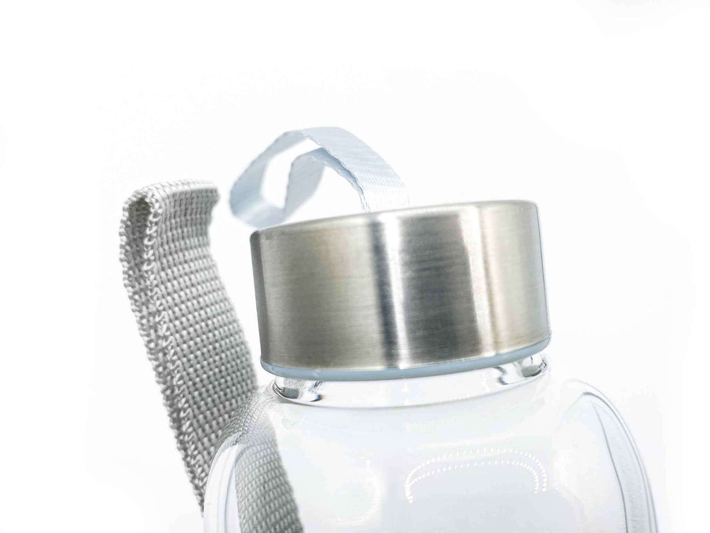 Aquamarine Crystal Water Bottle 14oz. | Stainless Steel Glass Water Bottle Tumbler