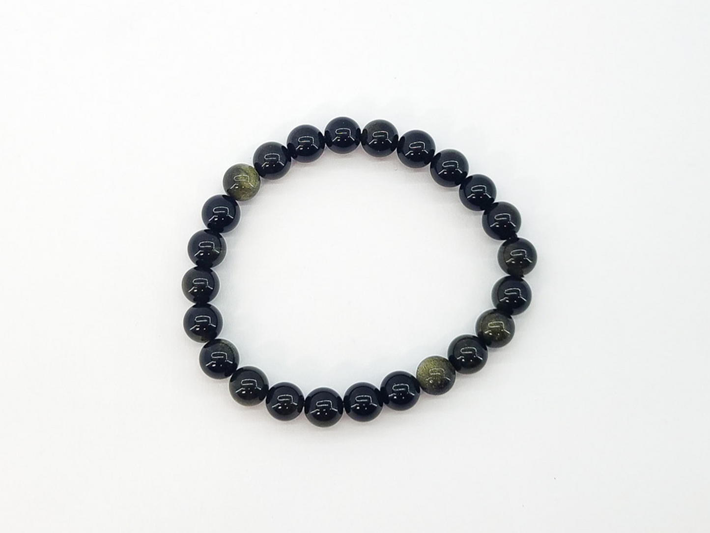 Golden Sheen Obsidian Bracelet | Natural Gemstone Jewelry
