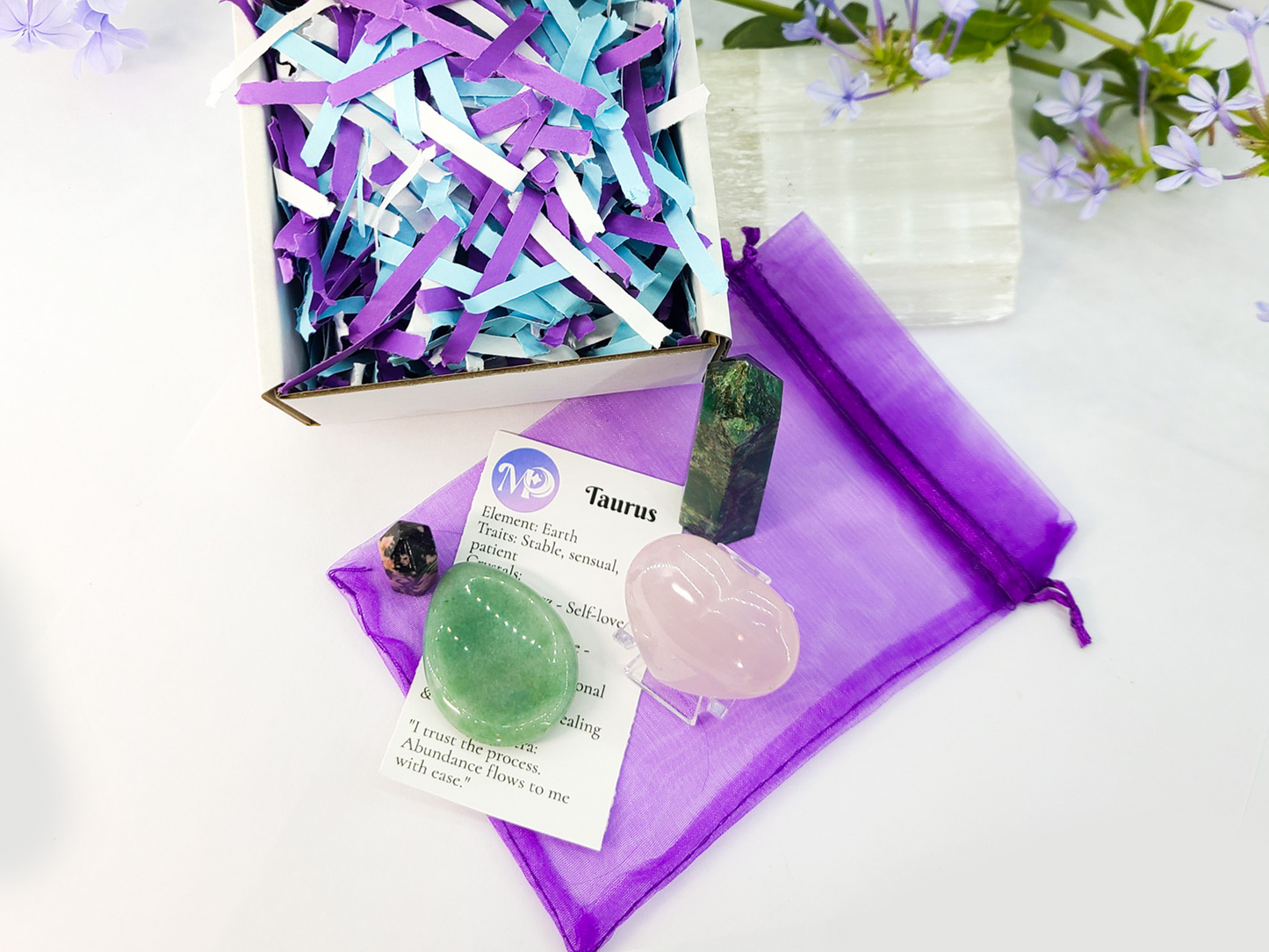 Taurus Zodiac Crystal Set