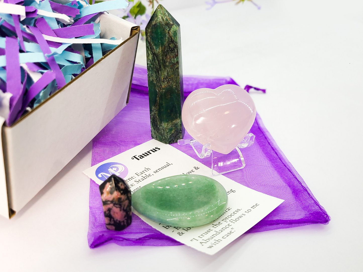 Taurus Zodiac Crystal Set