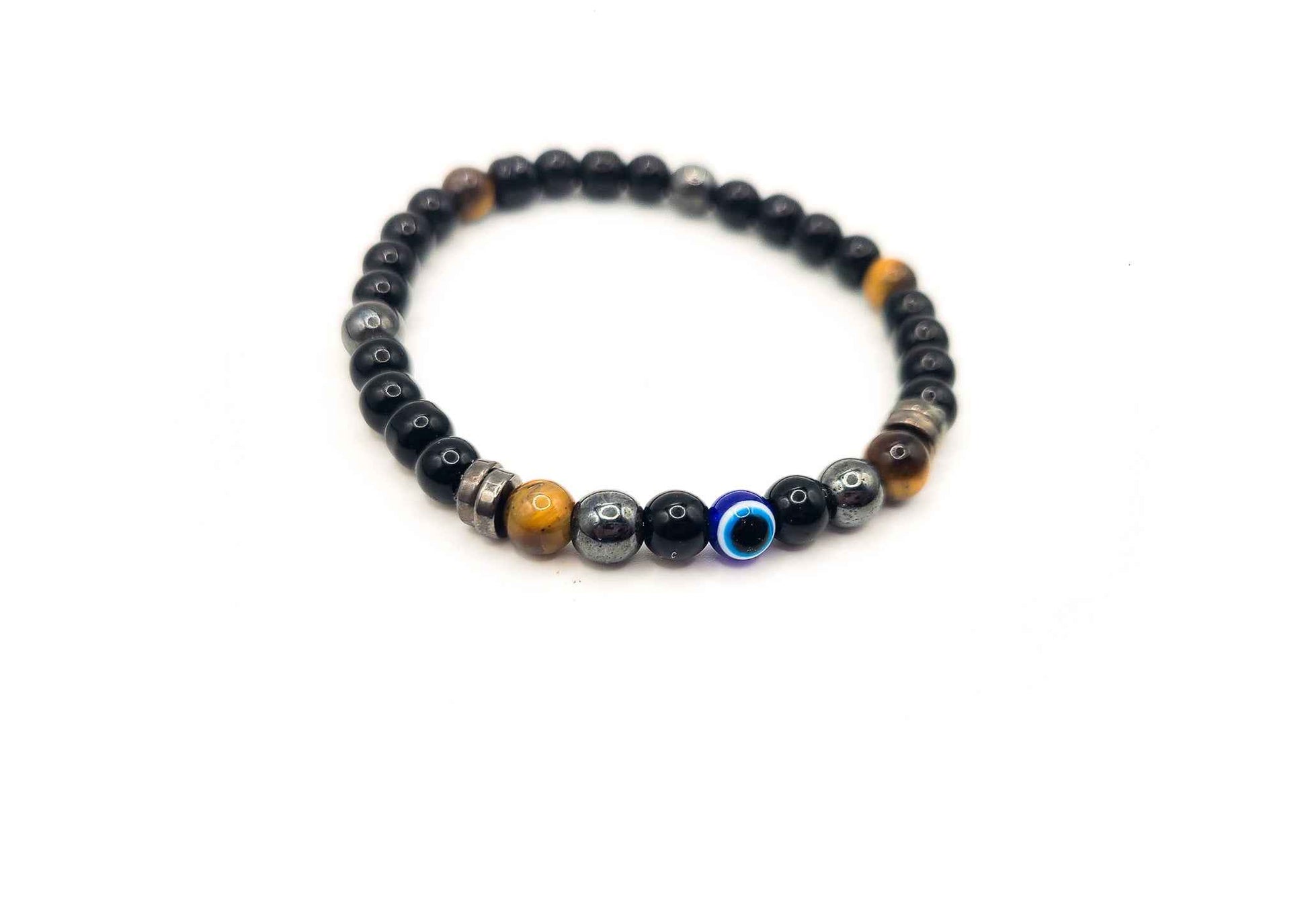 Evil Eye Trio Protection - 6mm Bracelet