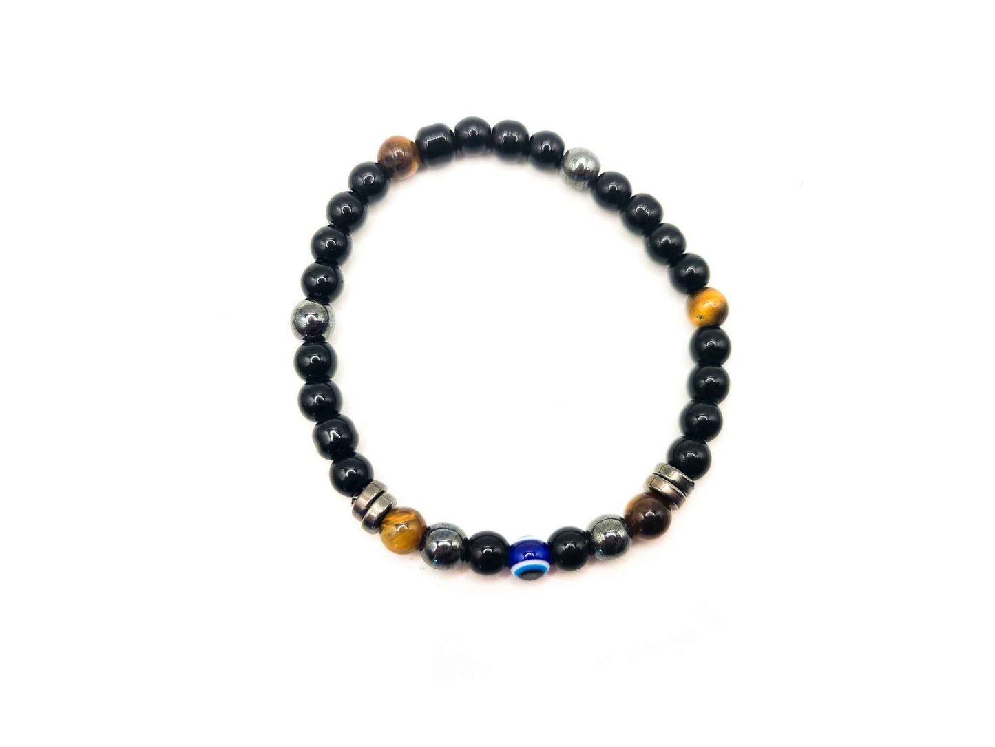 Evil Eye Trio Protection - 6mm Bracelet