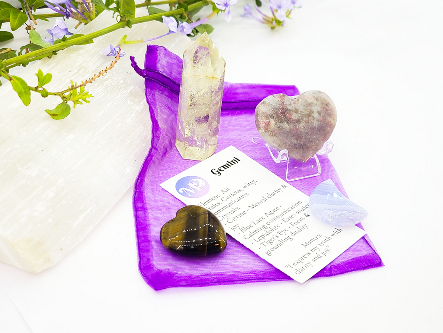 Gemini Zodiac Crystal Set