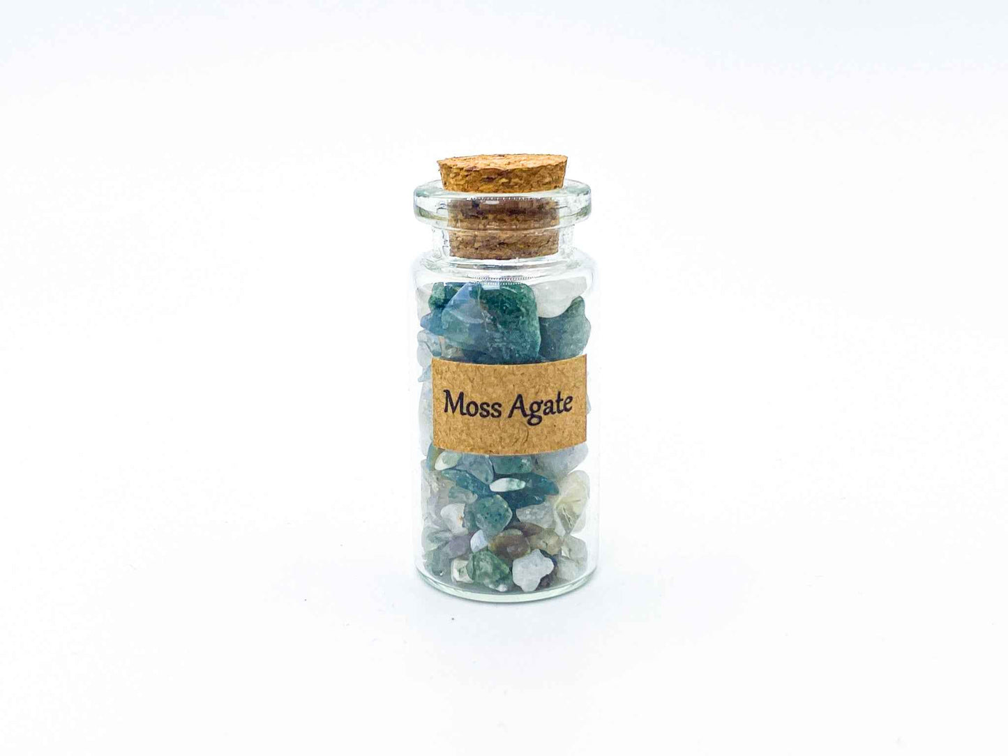 Crystal Chip Bottles | Gemstone Bottles - Assorted (One Bottle)