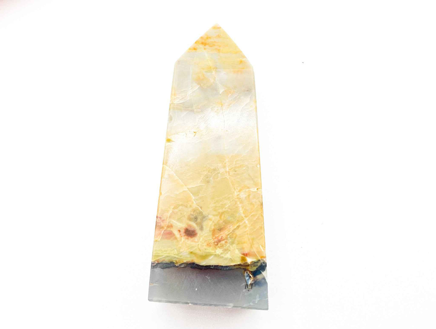 Volcano Agate Crystal Tower 3in. | UV Reactive