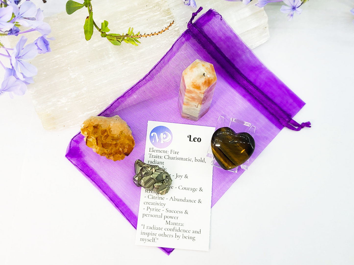Leo Zodiac Crystal Set