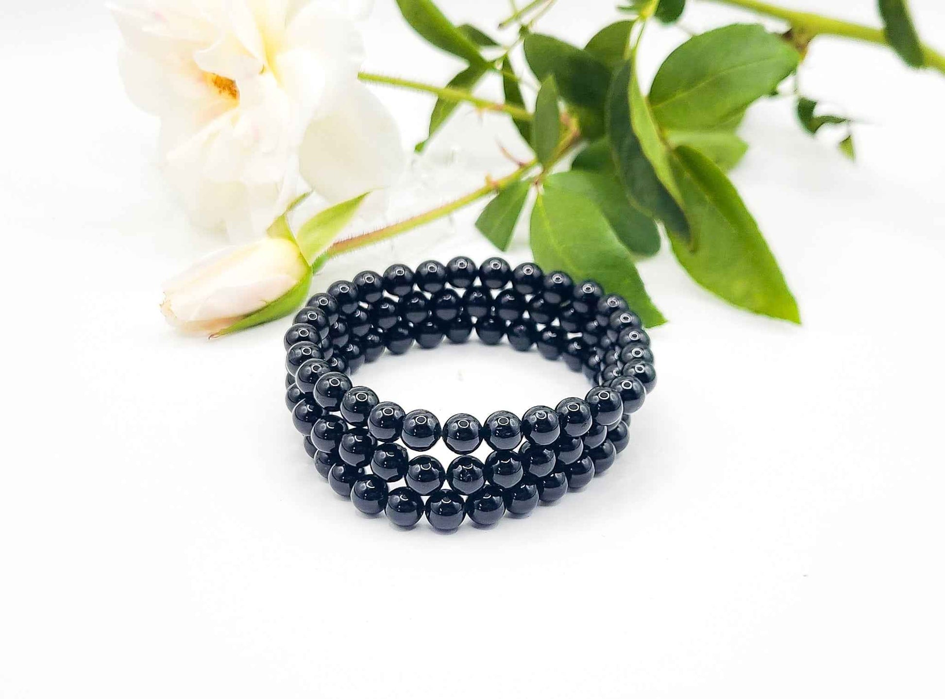 Obsidian Bracelet - Crystal bracelets for protection and positivity