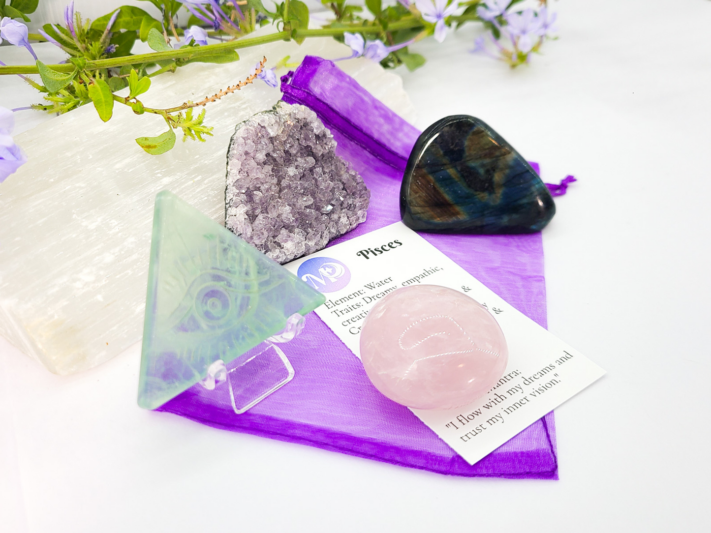 Pisces Zodiac Crystal Set