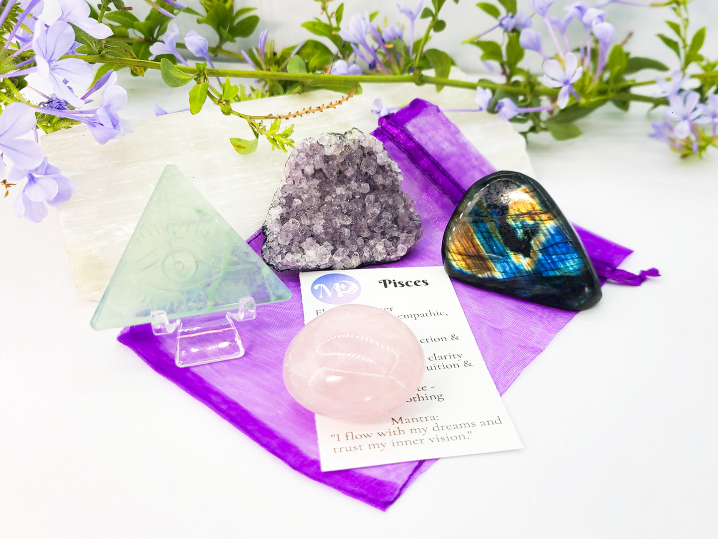 Pisces Zodiac Crystal Set
