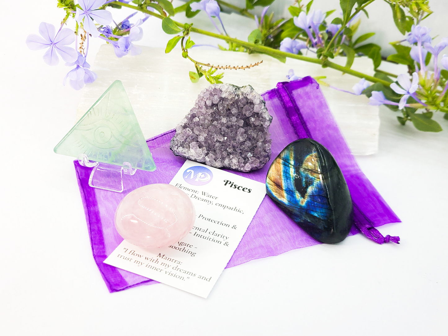 Pisces Zodiac Crystal Set