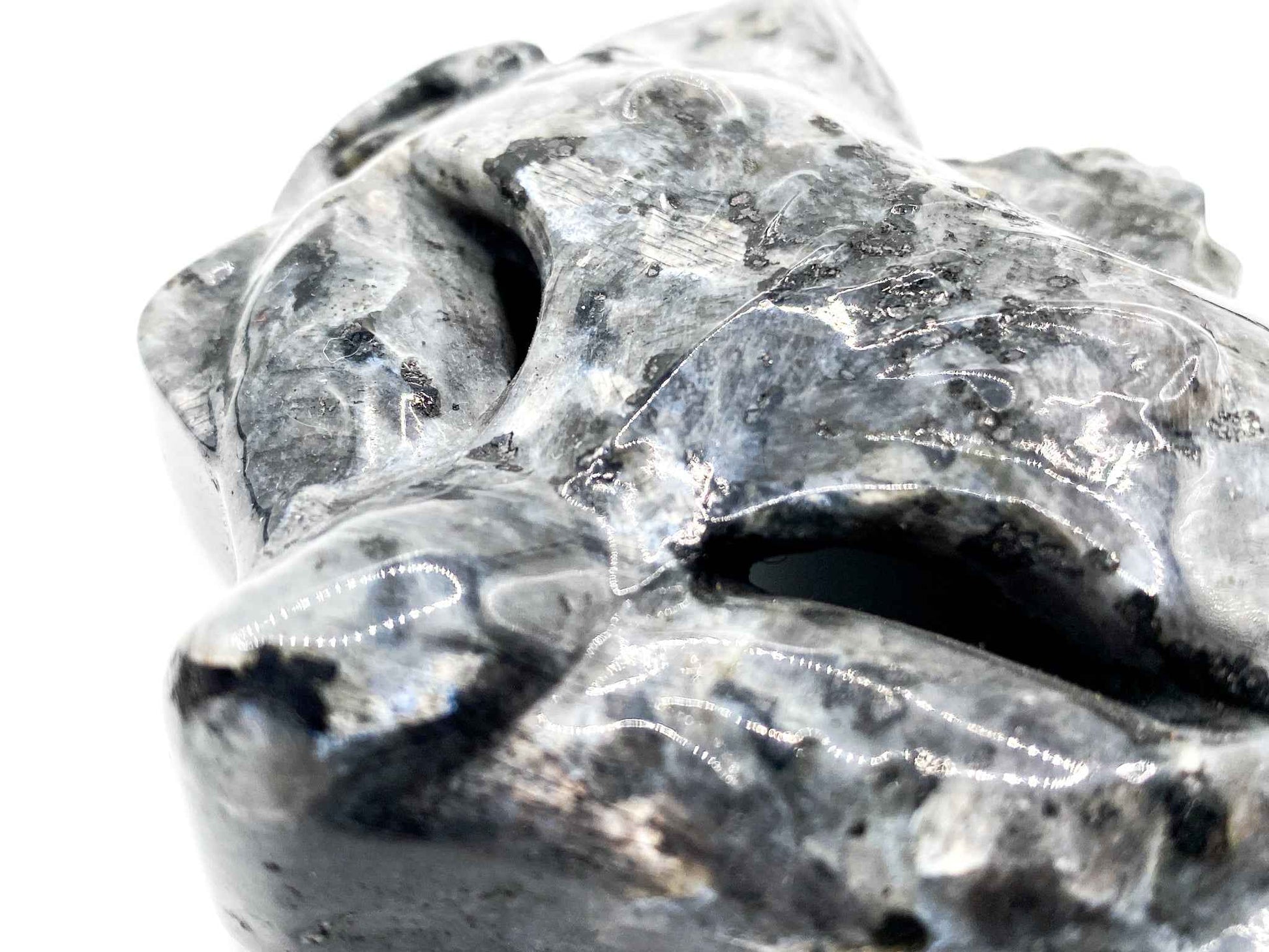 Que Sera Fox Mask Crystal Carving