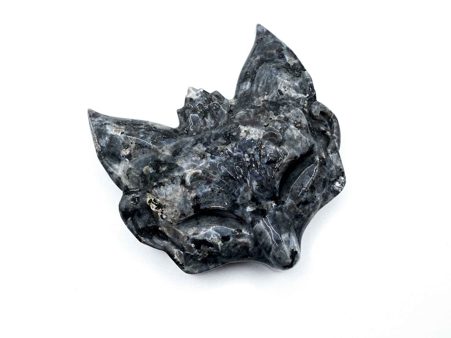 Que Sera Fox Mask Crystal Carving
