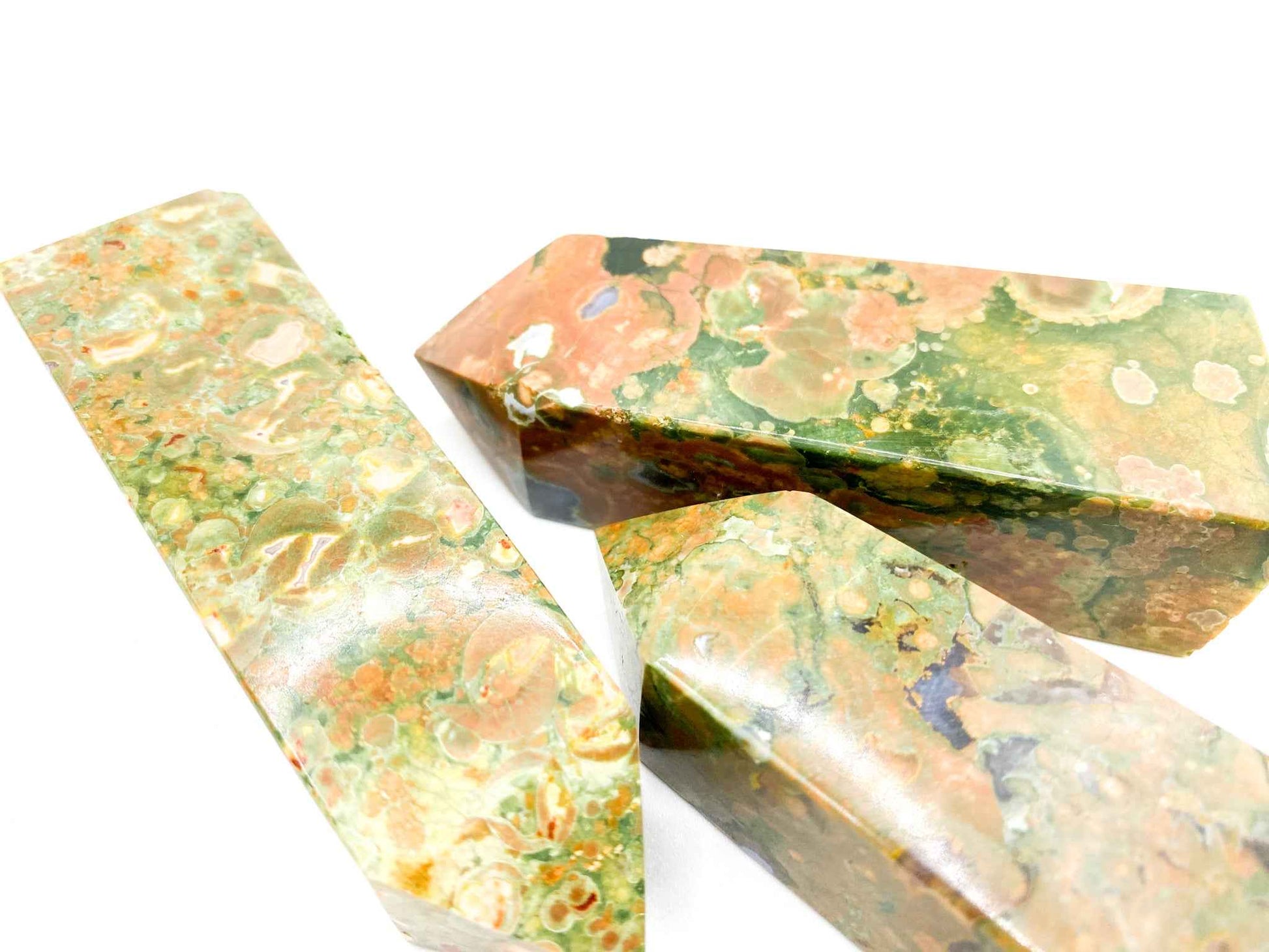 4" Rainforest Jasper Tower