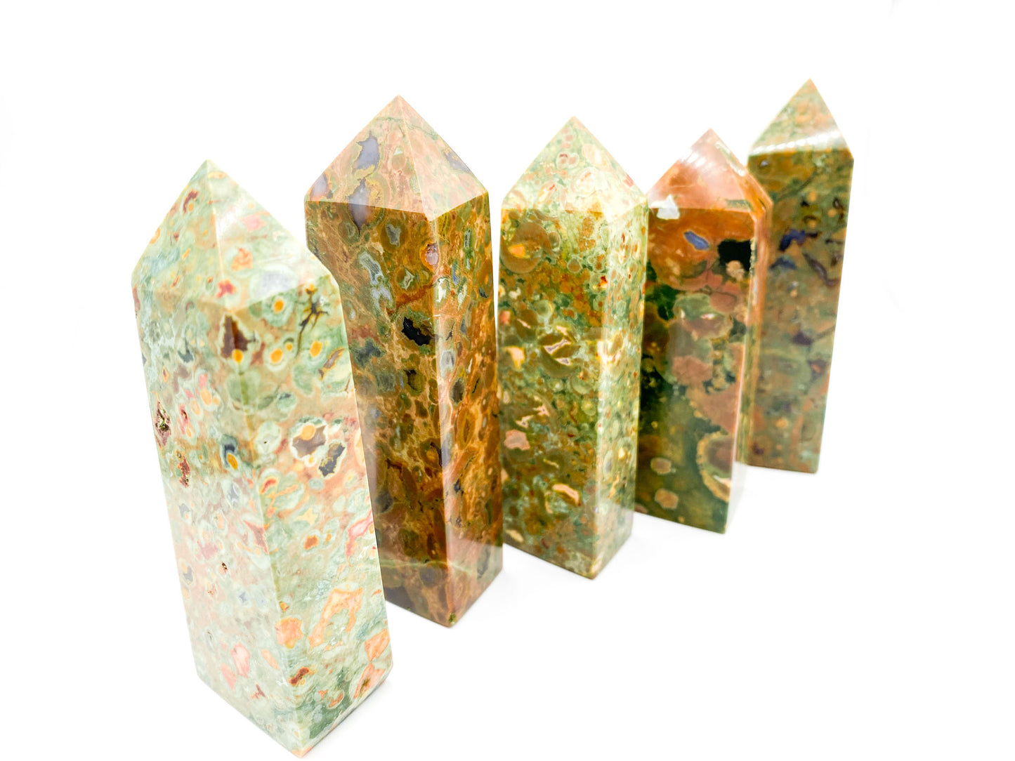 Rainforest Jasper Tower - 4"