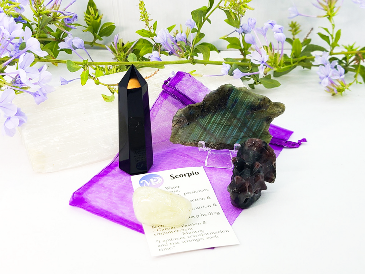 Scorpio Zodiac Crystal Set