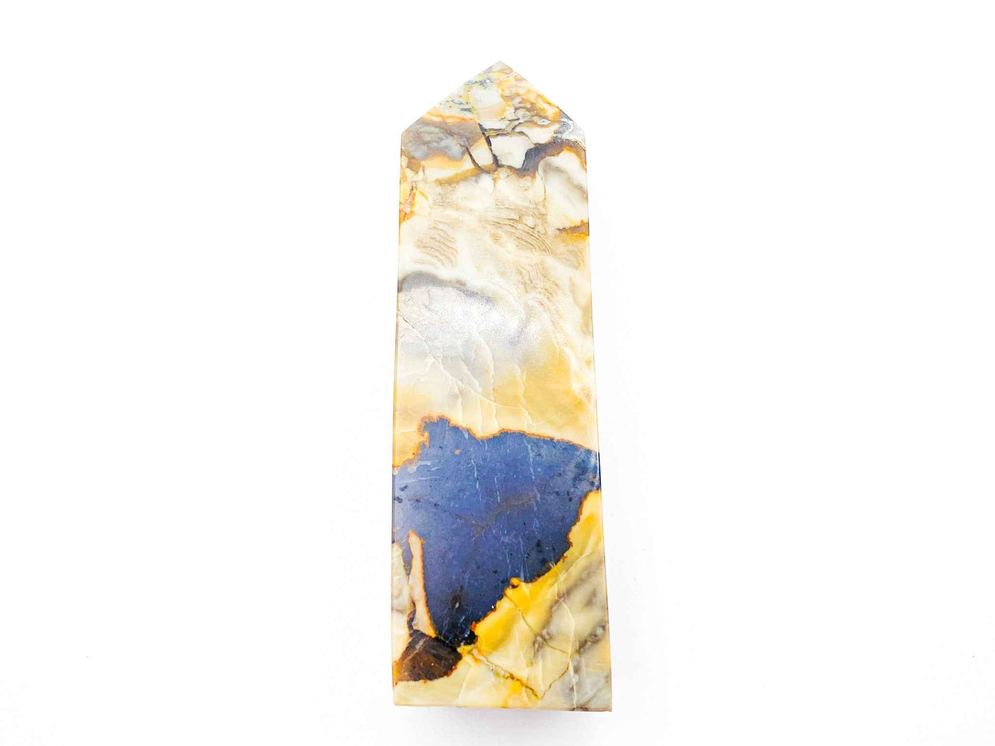 Volcano Agate Crystal Tower 4.5in. | UV Reactive