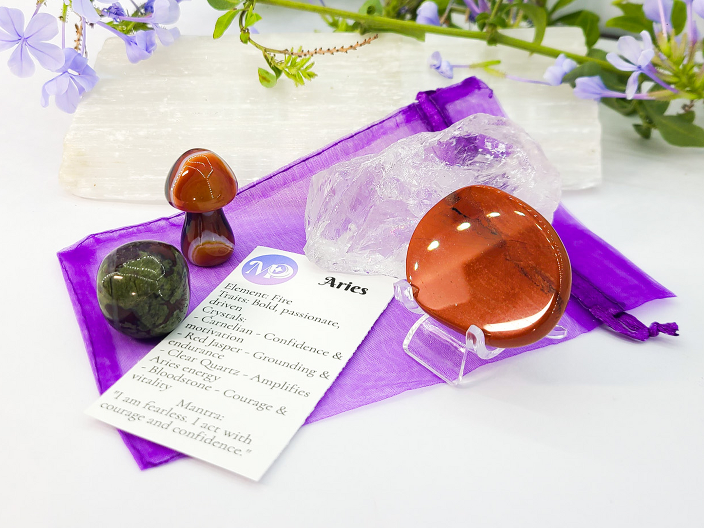 Aries Zodiac Crystal Set
