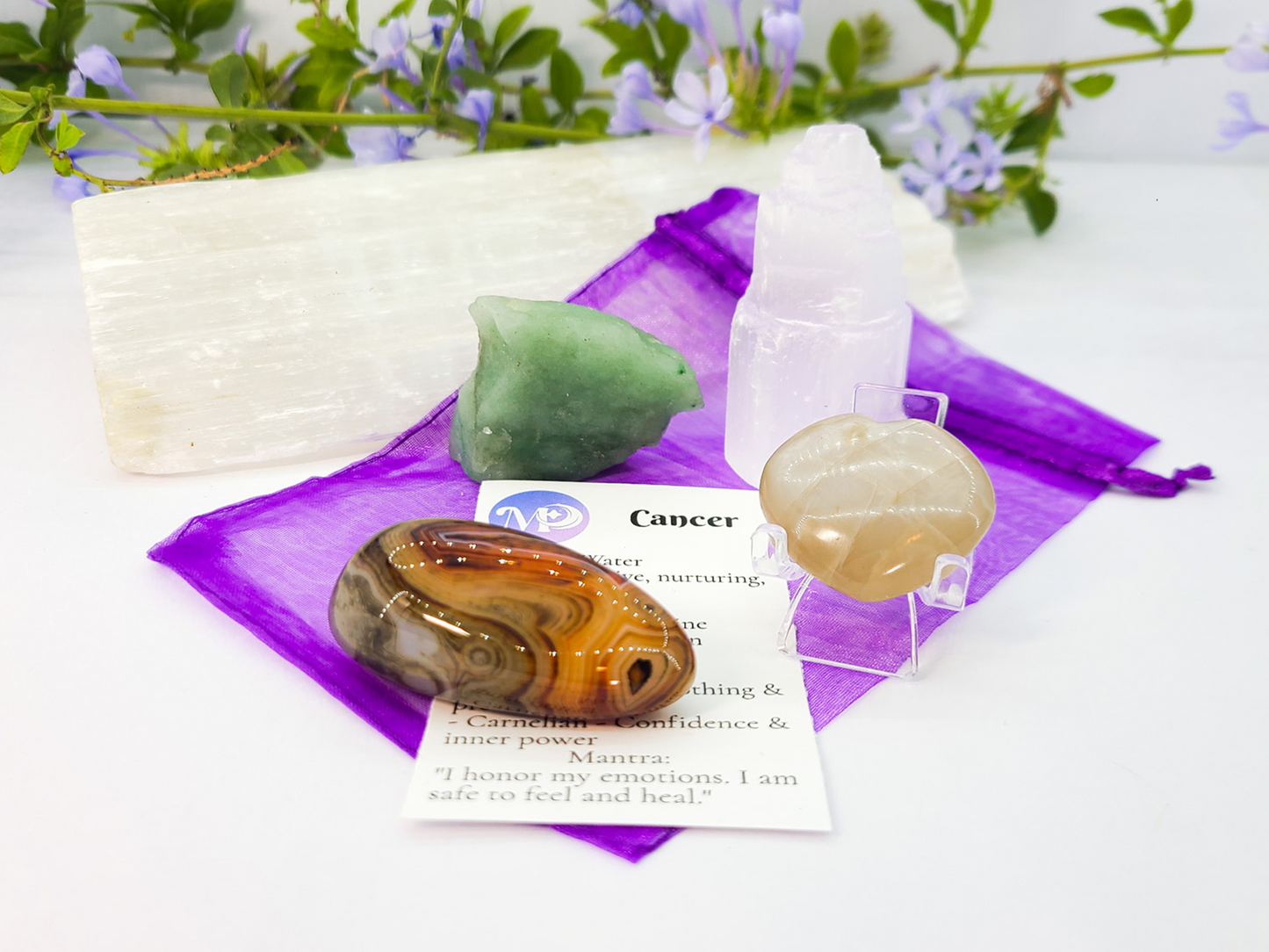 Cancer Zodiac Crystal Set