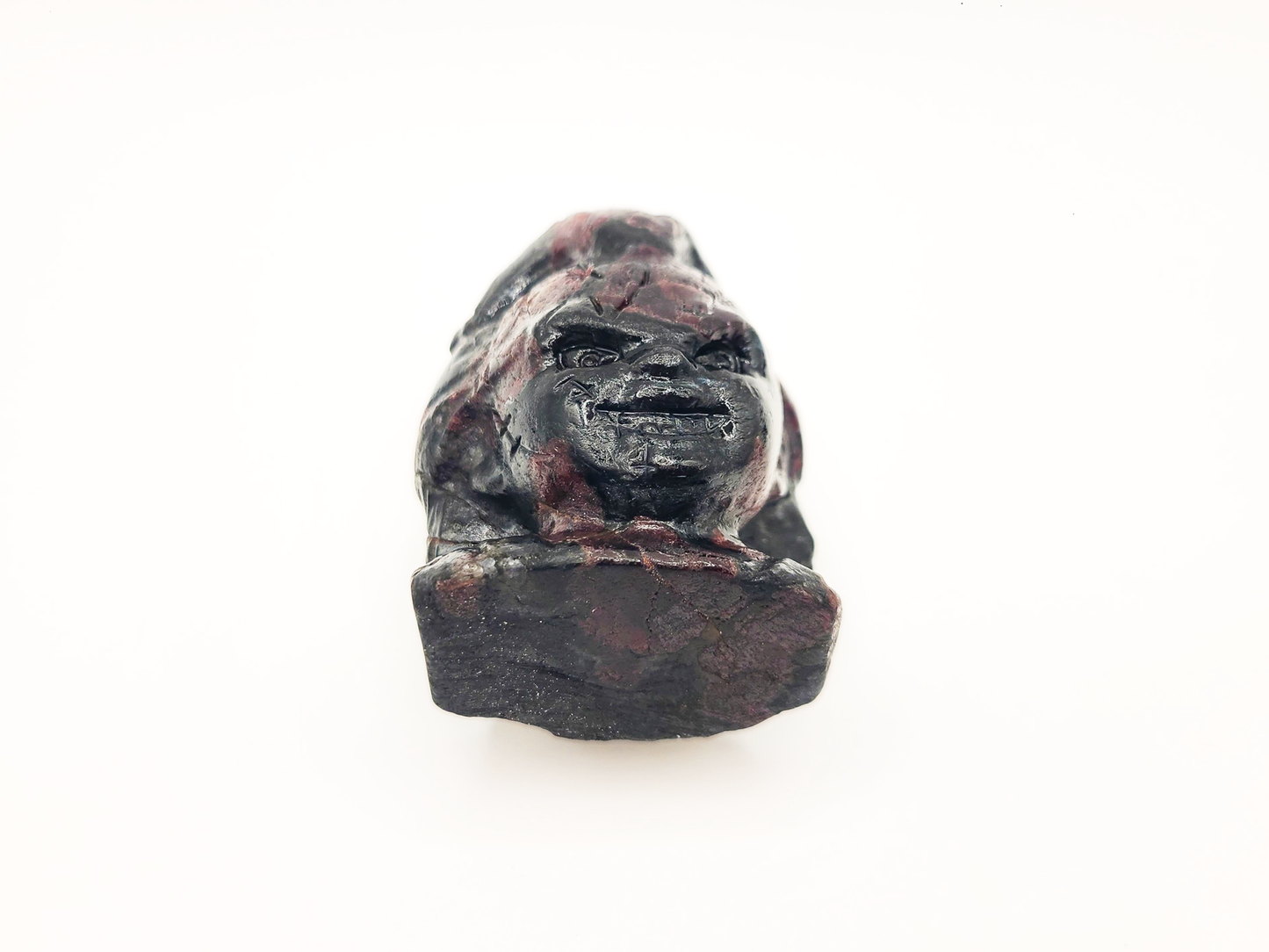 Chucky Garnet Crystal Carving