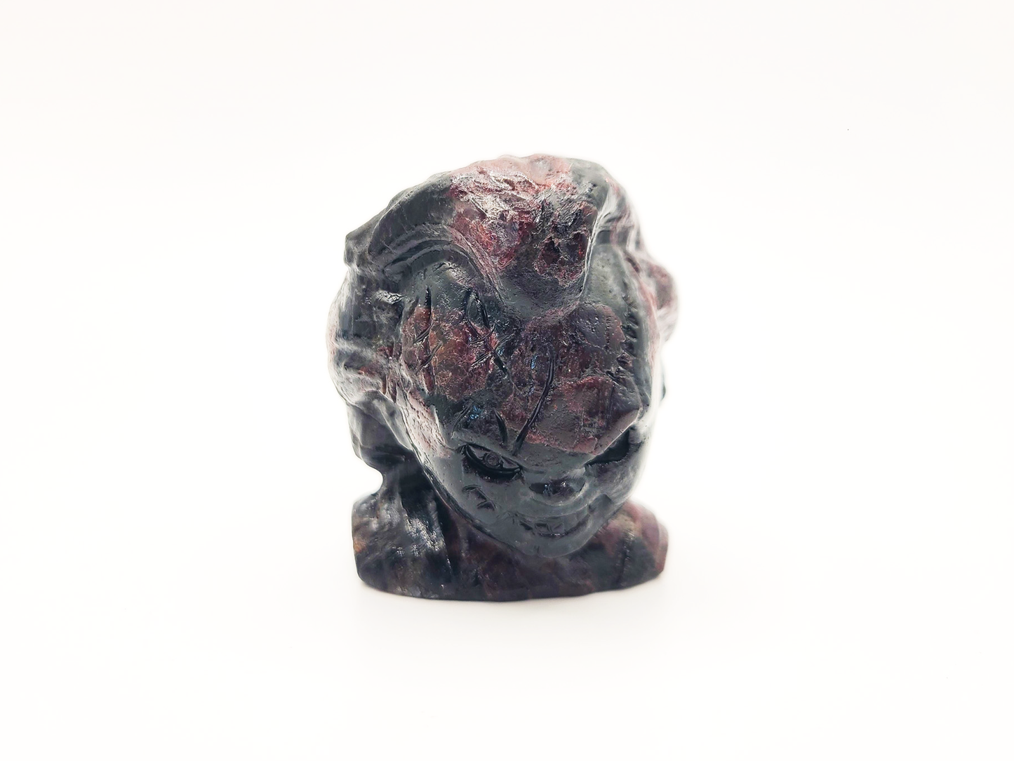 Chucky Garnet Crystal Carving