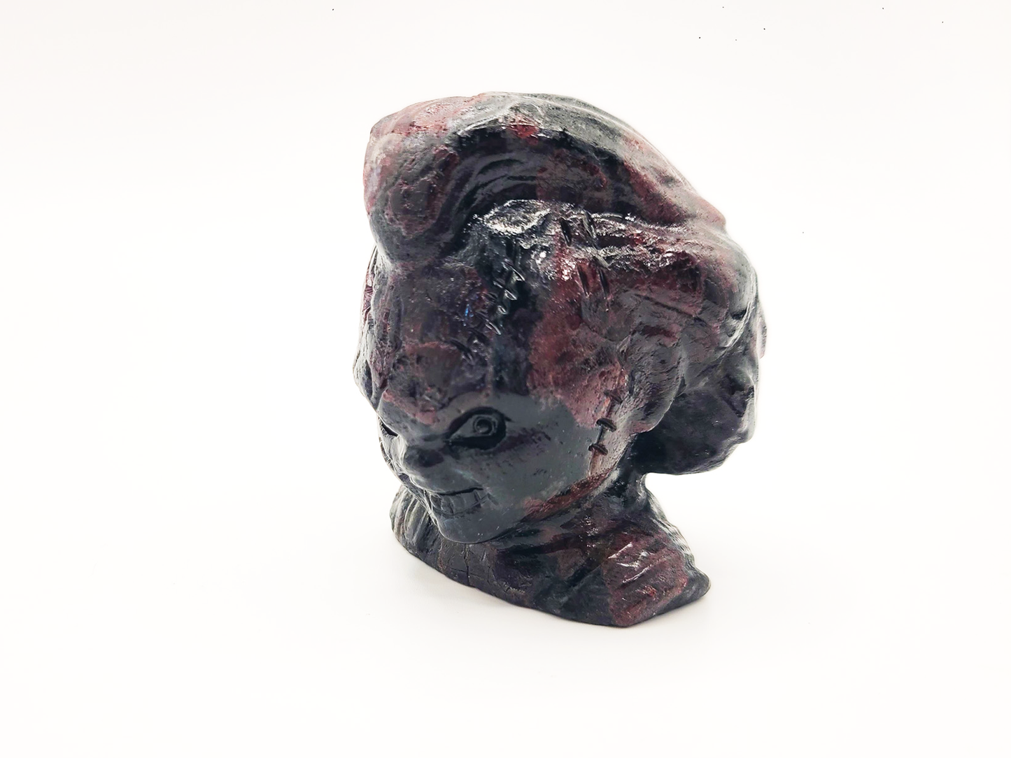Chucky Garnet Crystal Carving