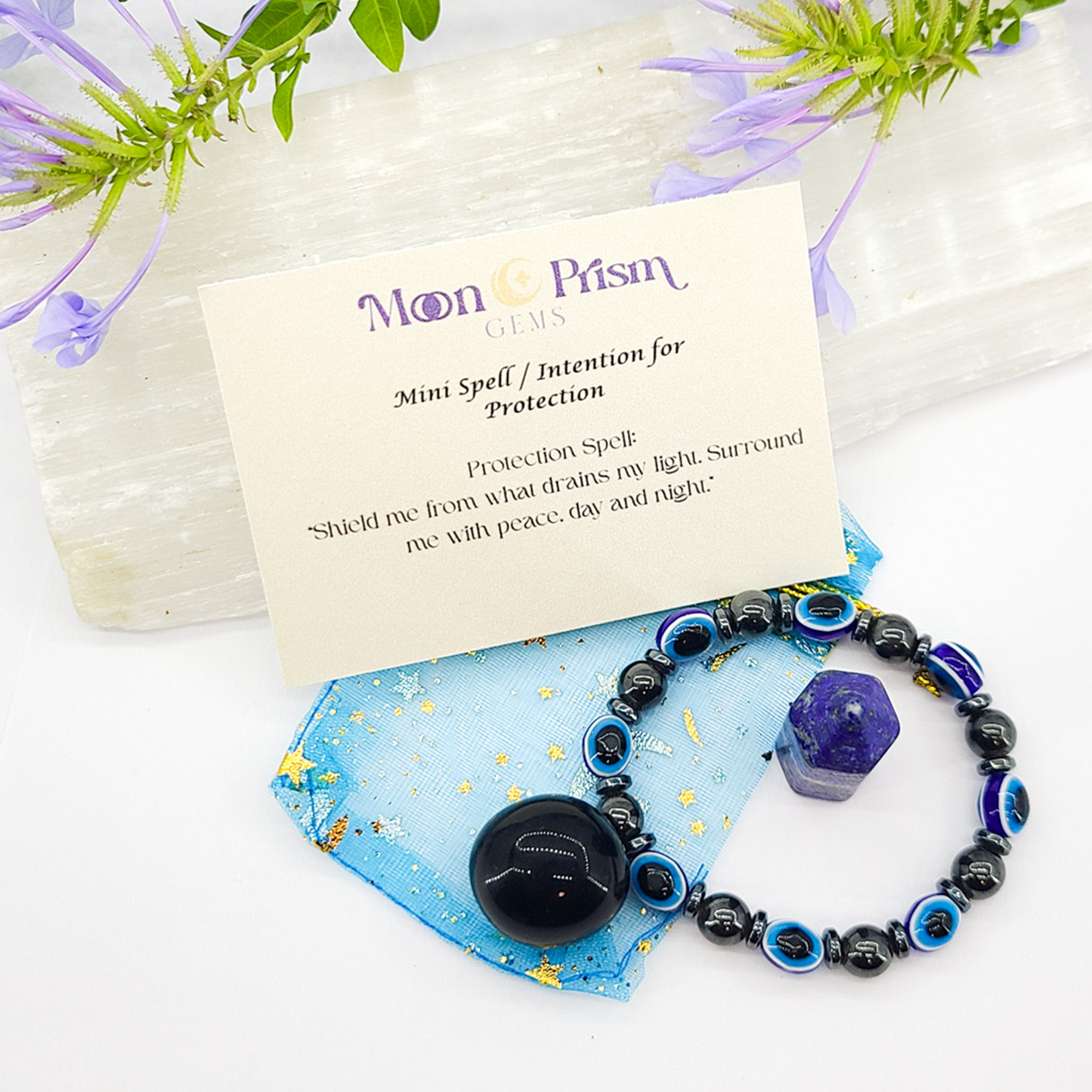 Evil Eye Guardian Pouch | Crystals for Protection Against Evil Eye