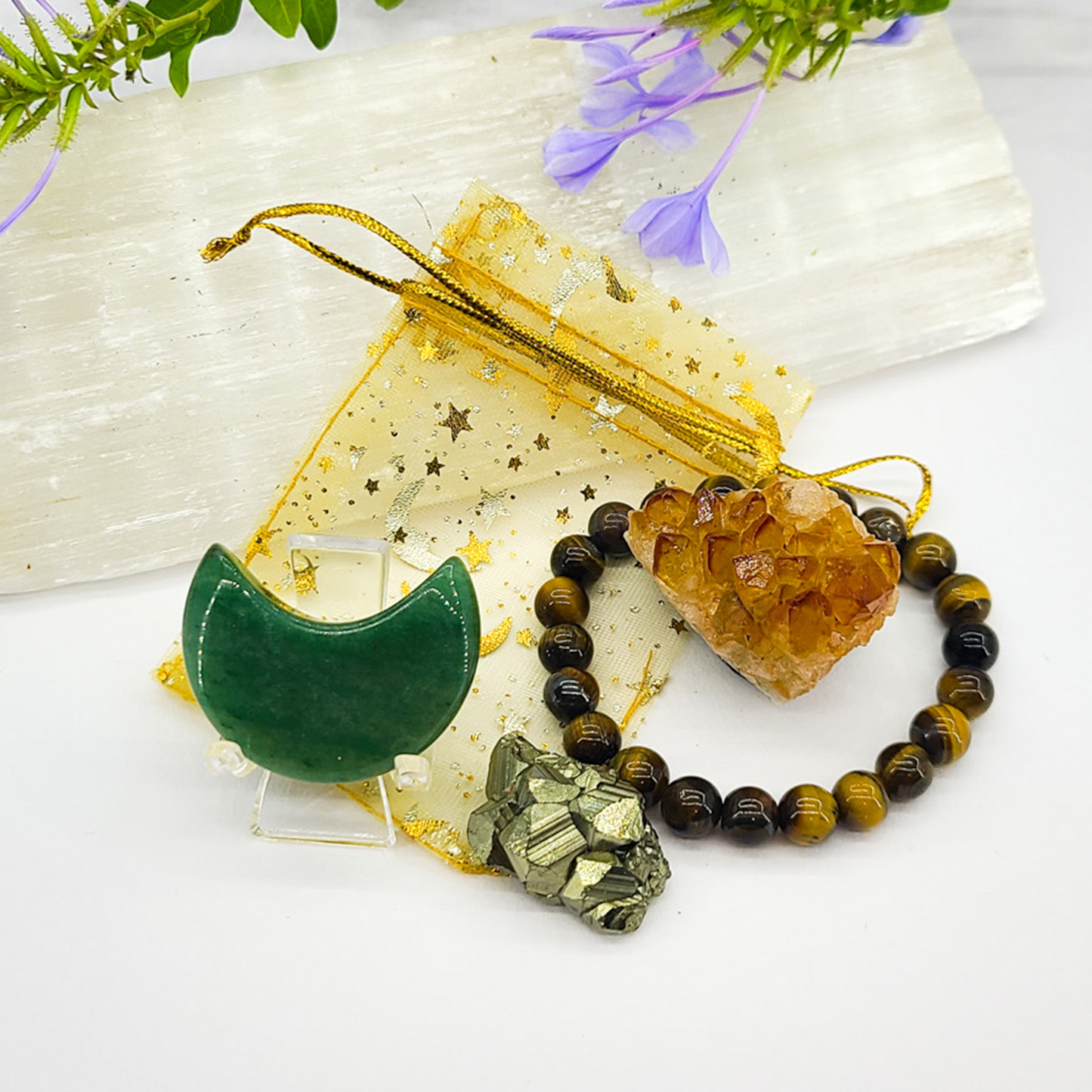 Lucky Girl Energy Pouch | Crystals for Luck and Abundance