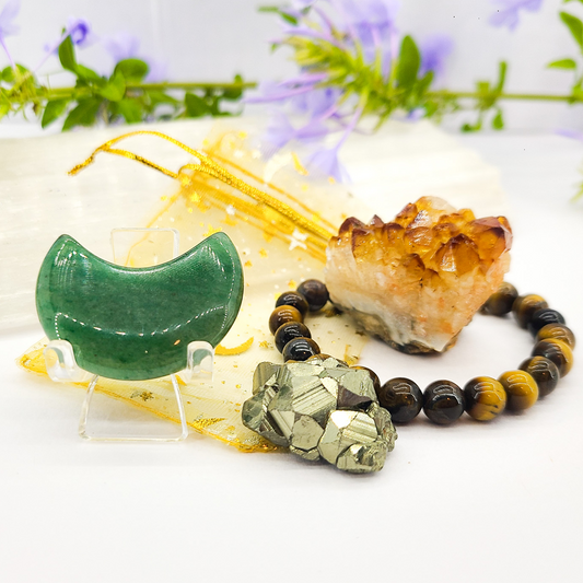Lucky Girl Energy Pouch | Crystals for Luck and Abundance