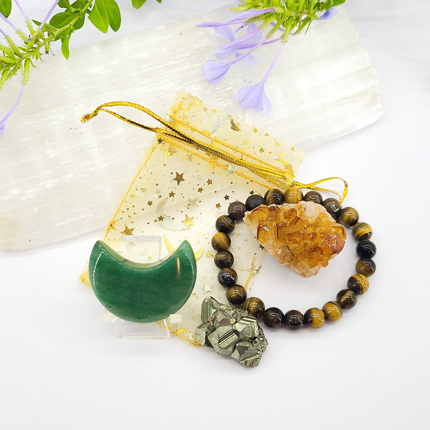Lucky Girl Energy Pouch | Crystals for Luck and Abundance