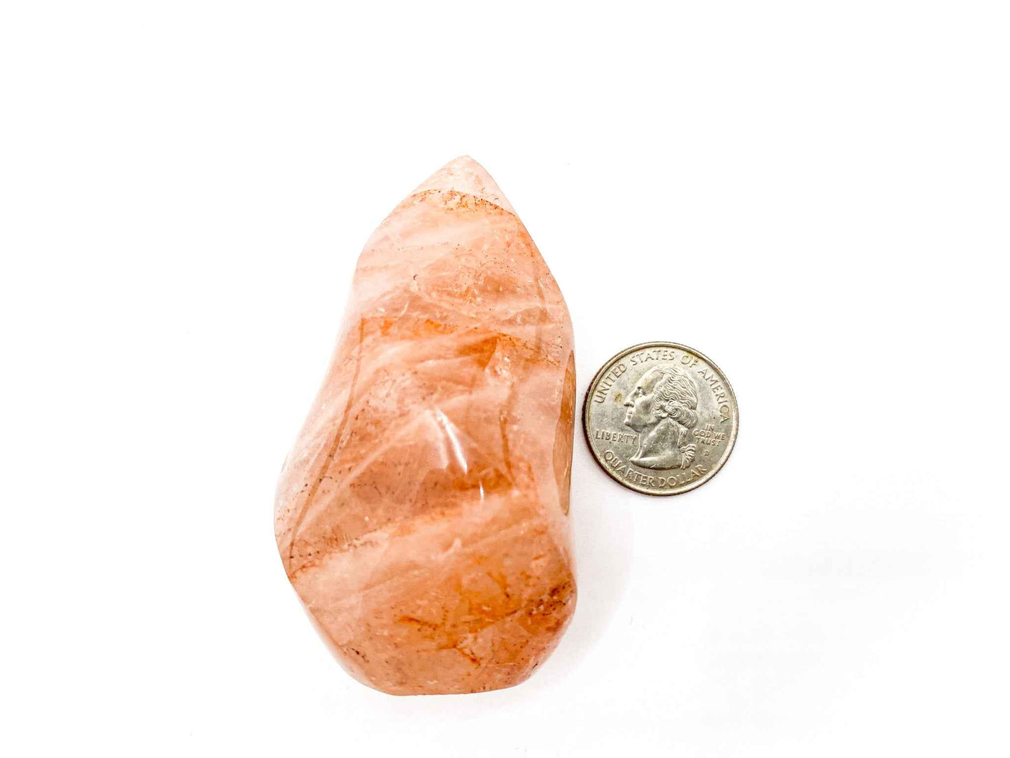 2.75" Fire Quartz Flame Crystal