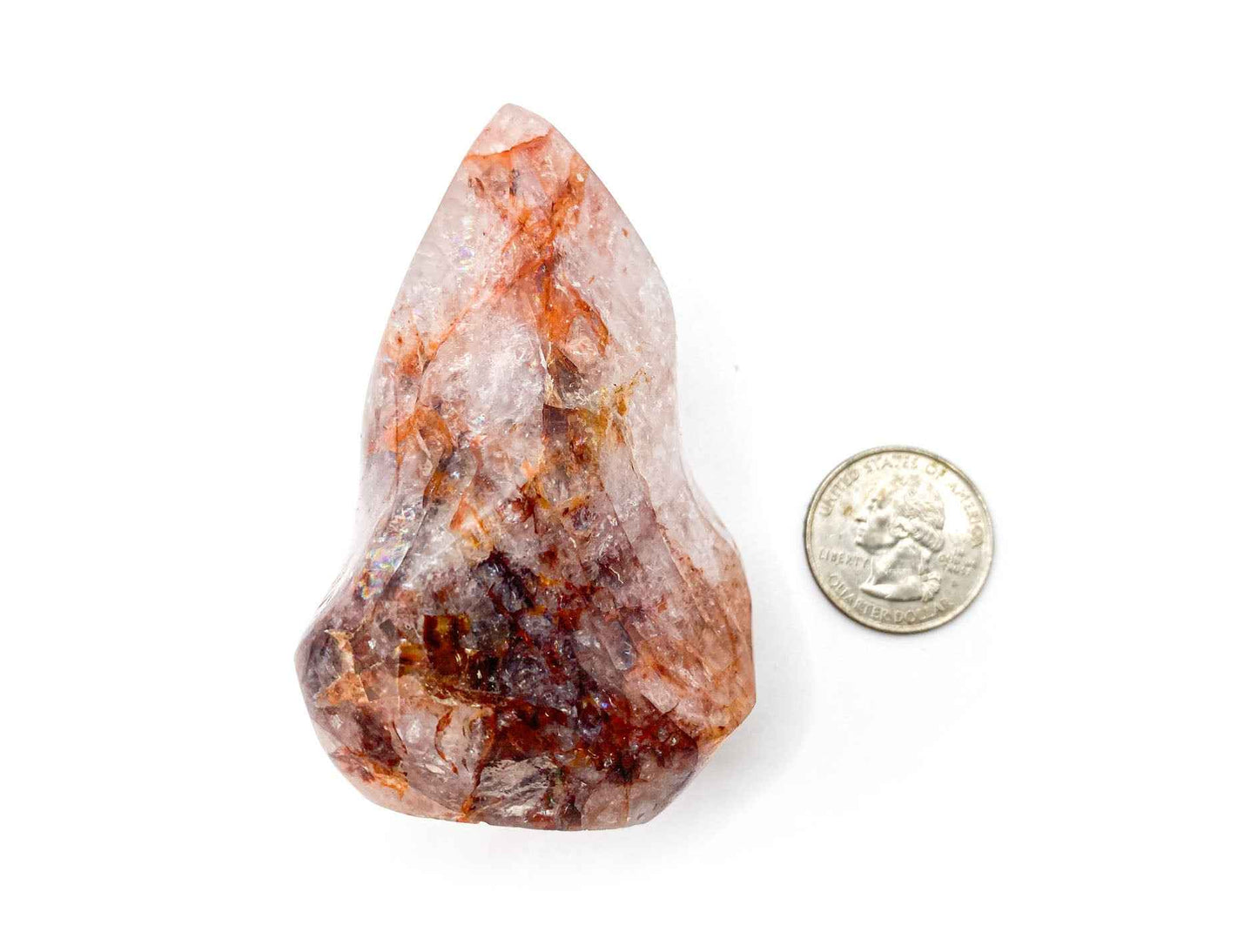 3" Fire Quartz Flame Crystal