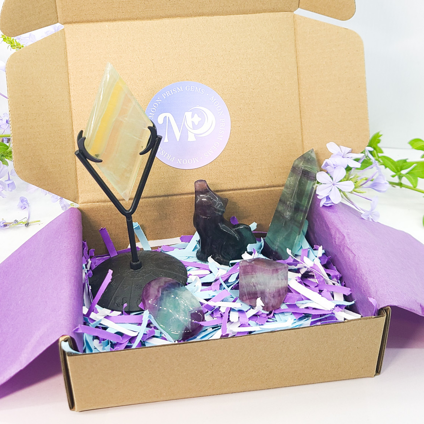 Fluorite Crystal Mystery Box