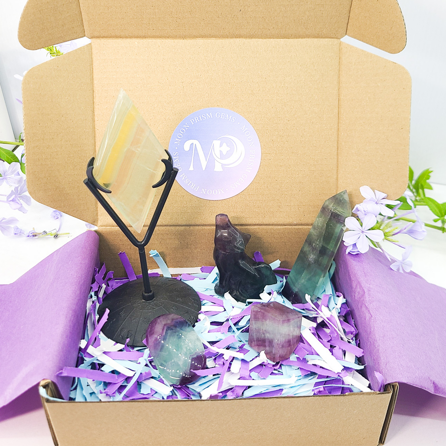 Fluorite Crystal Mystery Box