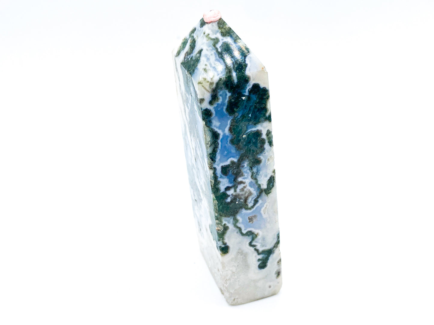 Moss Agate Tower - 3.5"