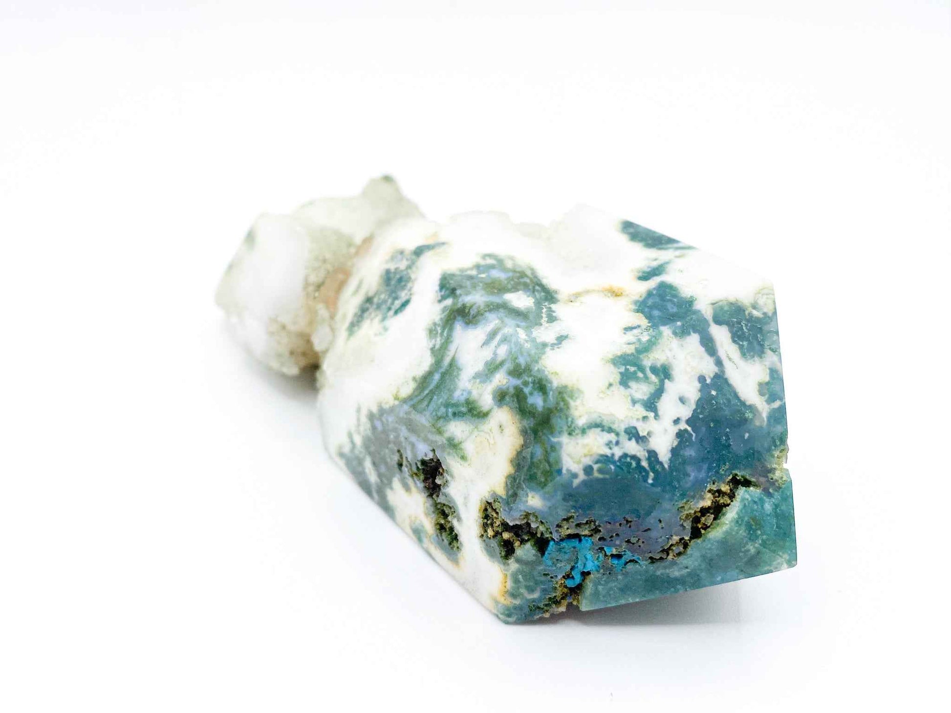 4.75" Moss Agate Tower