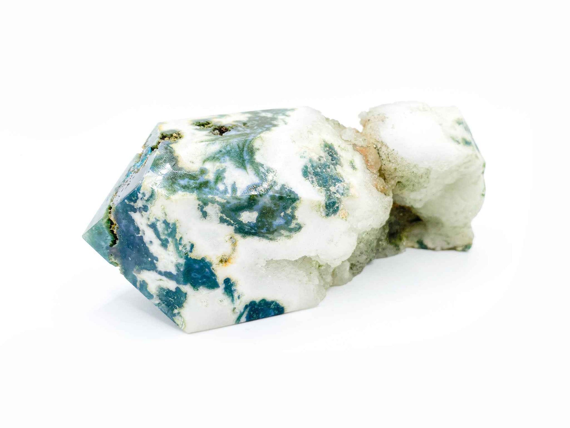 4.75" Moss Agate Tower