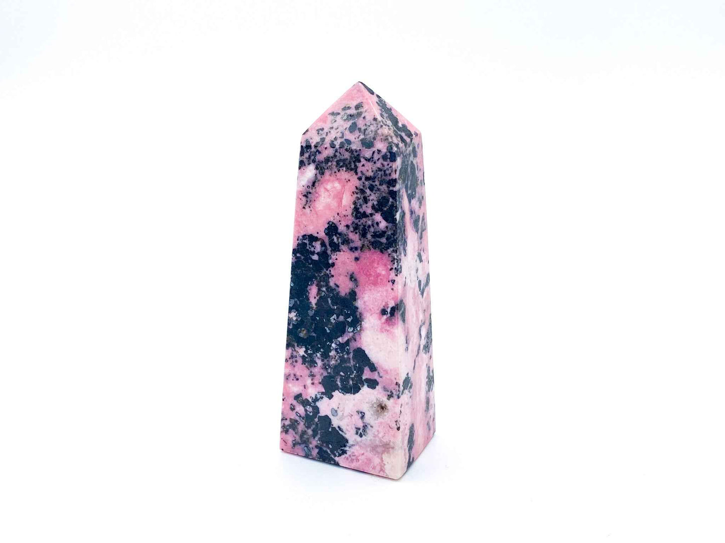Peru Rhodonite Crystal Tower - 3in.