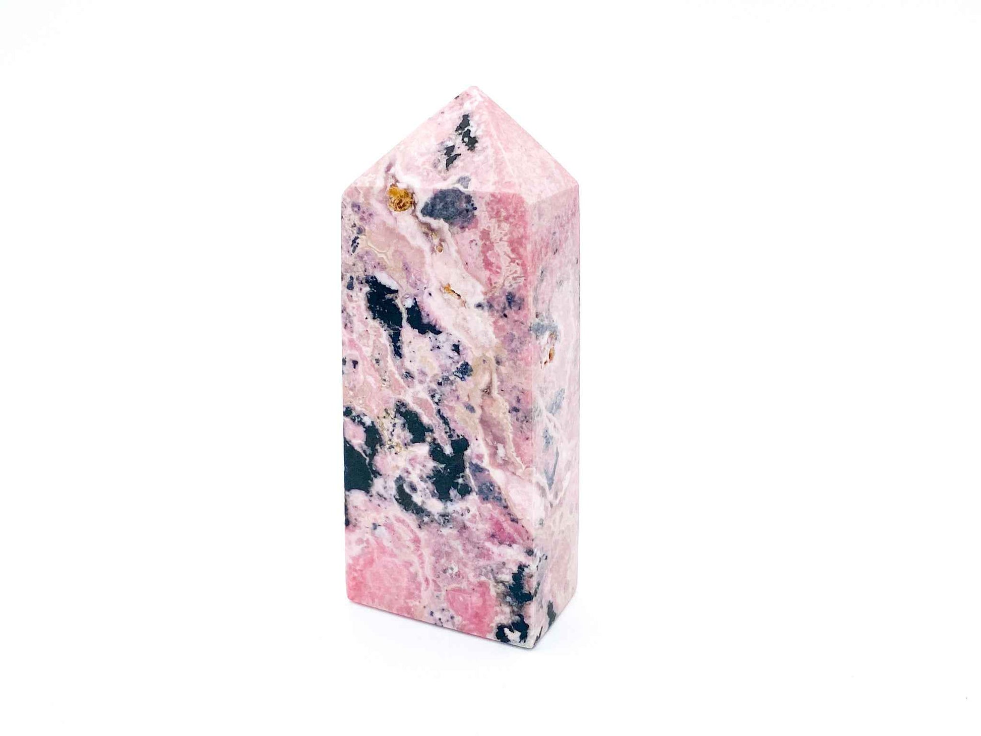 Peru Rhodonite Crystal Tower - 3in.