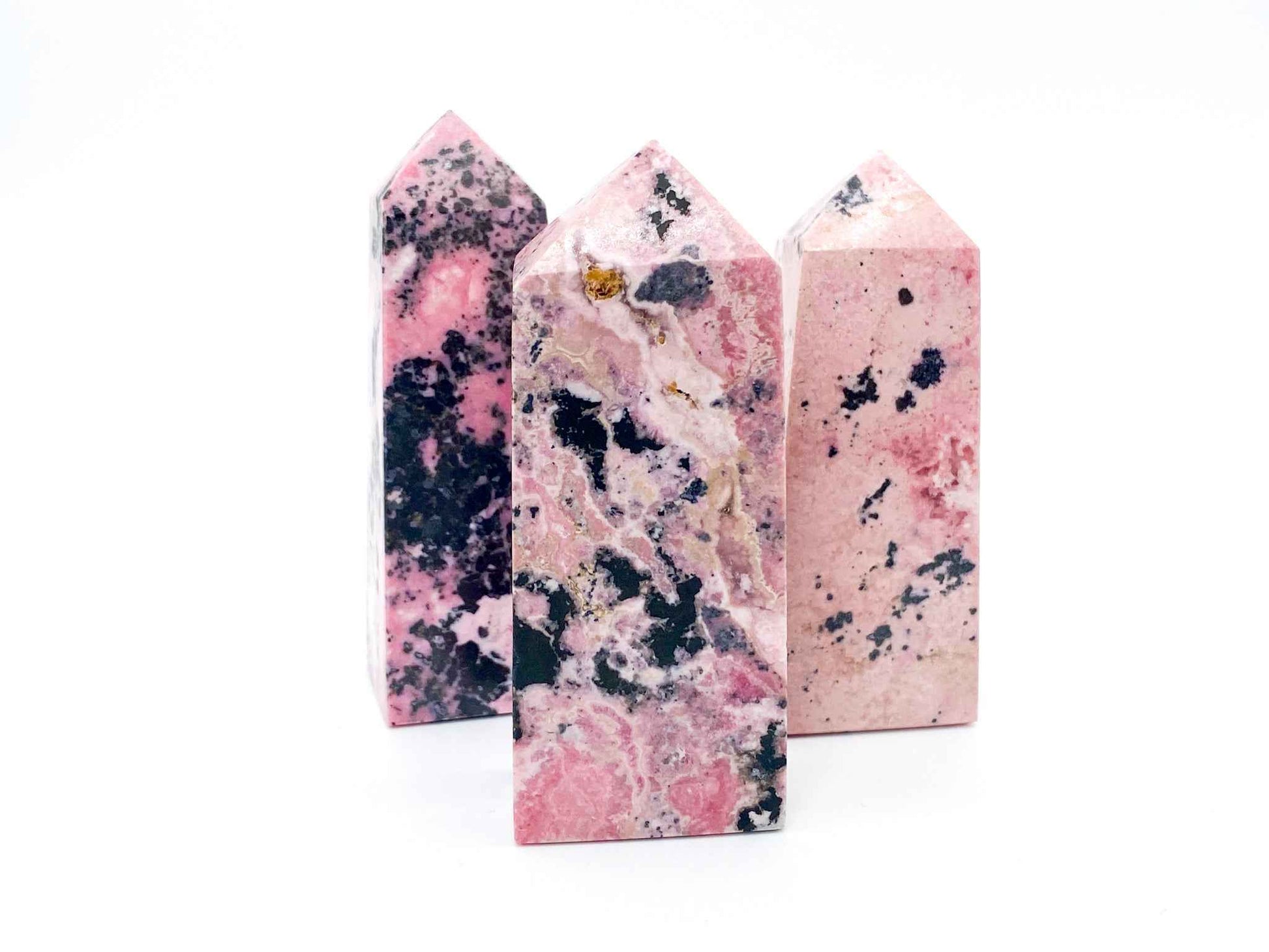 Peru Rhodonite Crystal Tower - 3in.