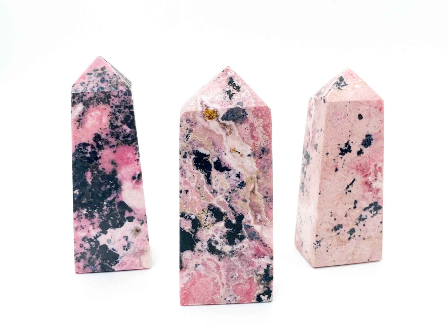 Peru Rhodonite Crystal Tower - 3in.