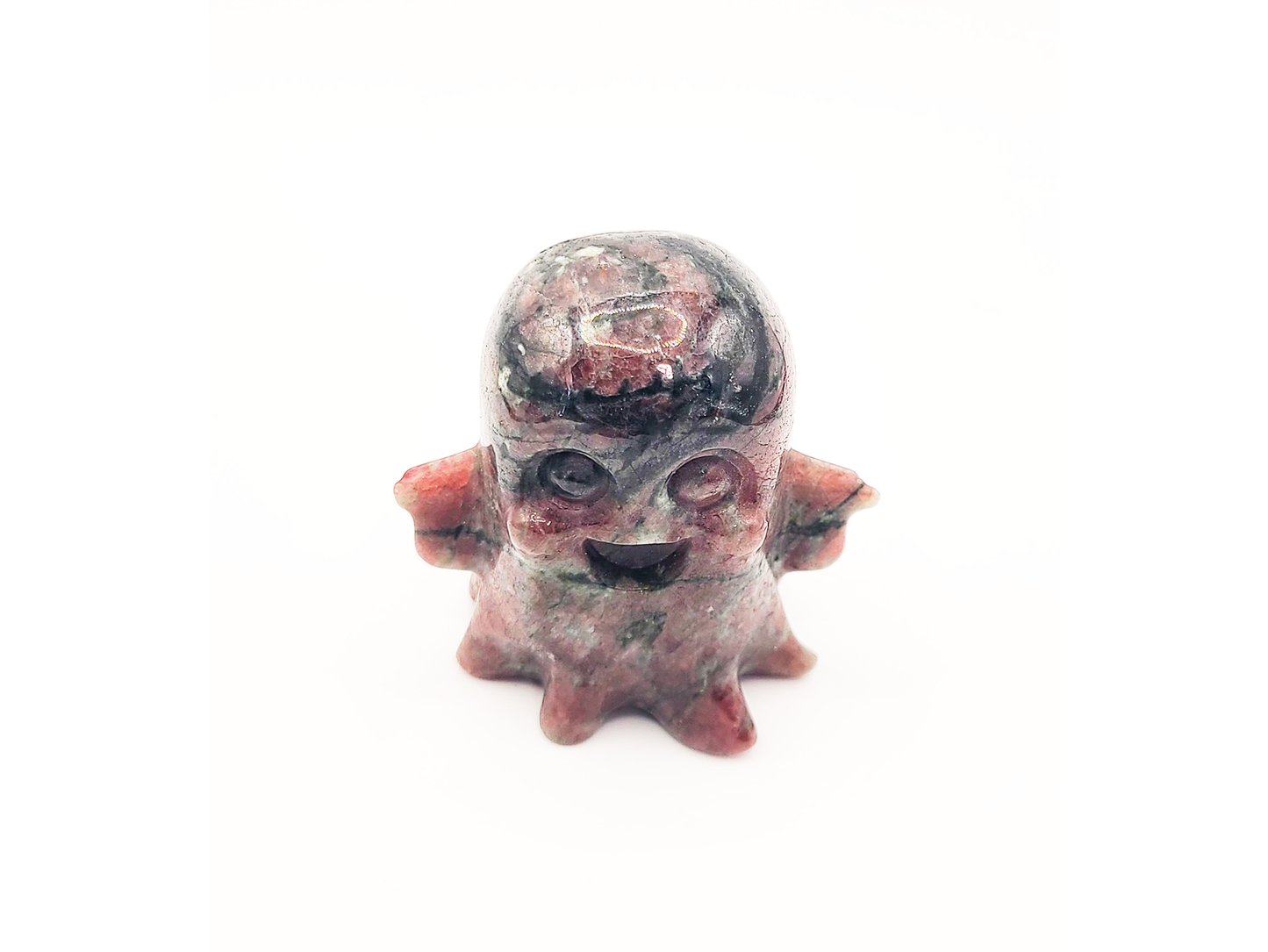 Red Ghost Ocean Jasper Crystal Carving